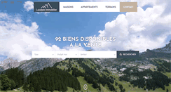 Desktop Screenshot of luxalpes-immobilier.com