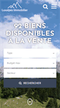 Mobile Screenshot of luxalpes-immobilier.com